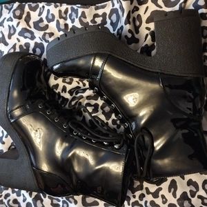 Platform Combat Boots